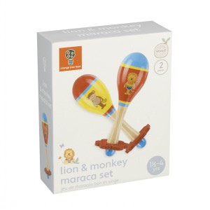 OT Lion & Monkey Maracas Set